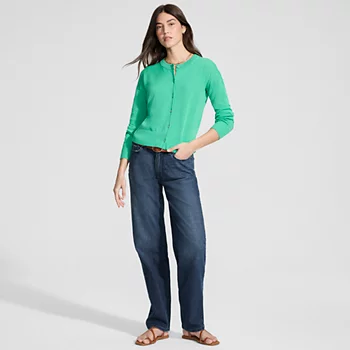 Women's Tall Relaxed Straight Leg Jeans, Mid Rise